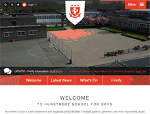 Tablet Screenshot of hurstmere.org.uk
